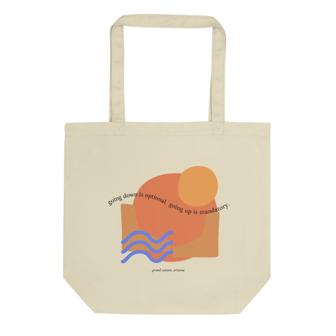 Abstract Grand Canyon Optional/Mandatory Eco Tote Bag